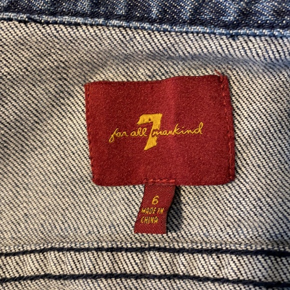 7 For All Mankind denim jacket - Picture 3 of 3